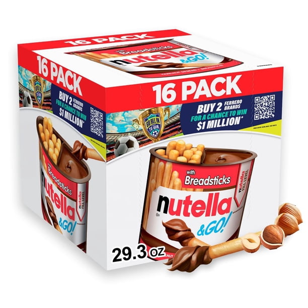 デッドペナルティ SL プロモ ３枚セット Nutella & GO! Hazelnut and Cocoa Spread + Breadsticks, 1.8 oz., 16