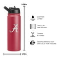 thumbnail image 3 of Logo Brands Alabama Crimson Tide 24oz SS Water Bottle 2pk, 3 of 5