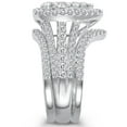 thumbnail image 3 of 2.00 CT T.W. Round Cut Pear Shape Halo Diamond Ring & Band Set in 14K Gold, 3 of 6