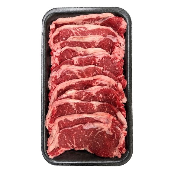 Member's Mark USDA Choice Angus Beef Ribeye Steak, Thin Sliced, priced per pound