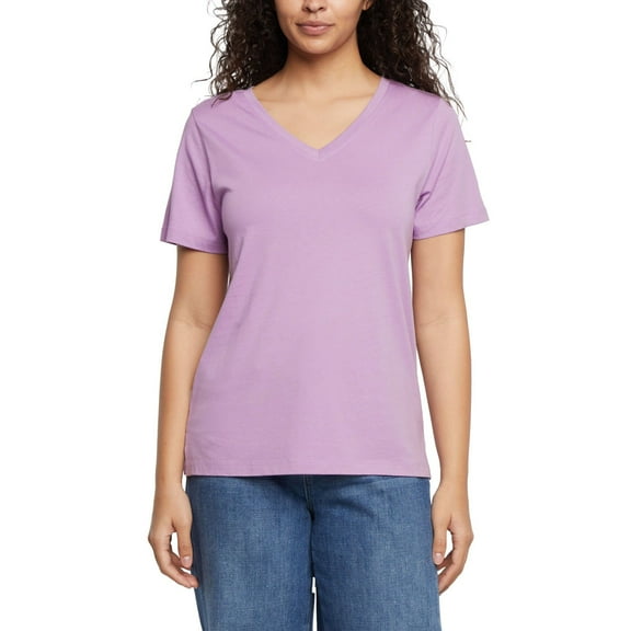 Eddie Bauer Women's Short Sleeve V-Neck T-Shirt