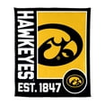 thumbnail image 1 of Logo Brands Iowa Hawkeyes 60"x70" Super Plush Blanket, 1 of 6