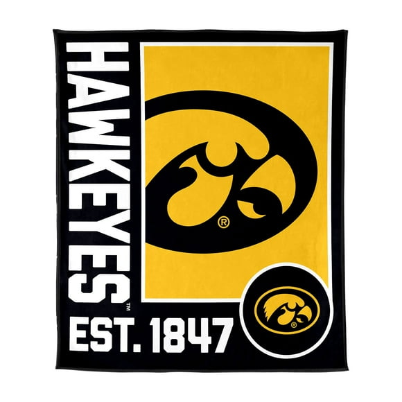 Logo Brands Iowa Hawkeyes 60"x70" Super Plush Blanket