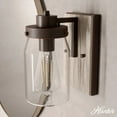 thumbnail image 1 of Hunter Devon Park with Clear Glass Bathroom Vanity Wall Light Fixture, 1 of 8