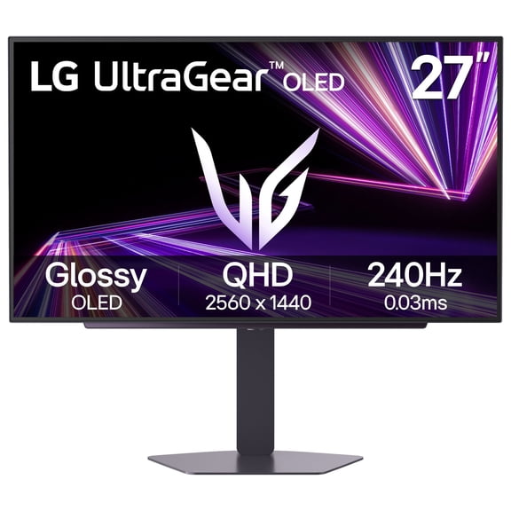 LG 27" UltraGear OLED QHD, 1440p, 240Hz, Nvidia Gsync, AMD FreeSync, HDR10, Gaming Monitor
