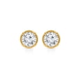 thumbnail image 2 of Lab Created Fancy Cut Diamond Stud Earrings in 14K Gold, 2 of 6