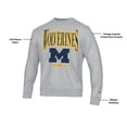 thumbnail image 5 of Champion NCAA Michigan Wolverines Crewneck Sweatshirt, 5 of 5