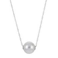 thumbnail image 2 of Cultured Freshwater Pearl Solitaire Necklace and Stud Earring Set, 2 of 6