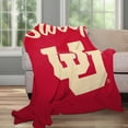 thumbnail image 6 of Logo Brands Utah Utes Luxe Dreams Throw, 60" x 80", 6 of 6