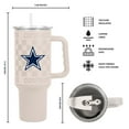 thumbnail image 3 of Logo Brands Dallas Cowboys 40 oz. Stainless Steel Tumbler Set, 3 of 6