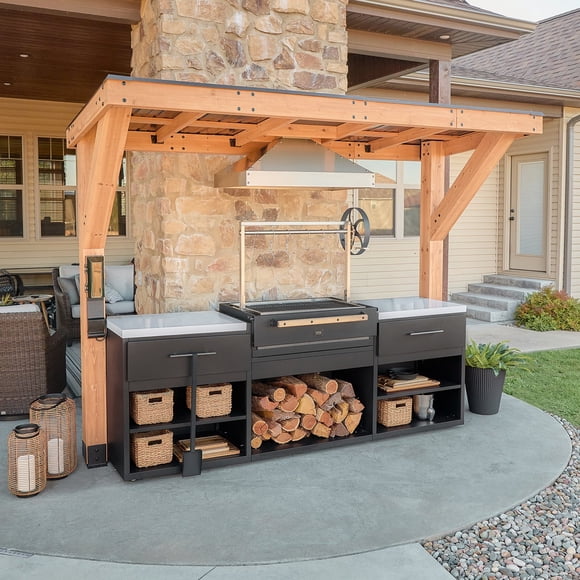 Backyard Discovery Argentine Grill Outdoor Cook Station