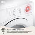 thumbnail image 8 of LG 7.4 cu. ft. Large Capacity Smart Front Load Electric Dryer with AI Sensor Dry, 8 of 12