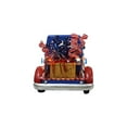 thumbnail image 5 of Member's Mark Pre-Lit Vintage Truck Red White & Blue, 5 of 6