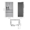 thumbnail image 5 of LG 23 cu. ft. Counter Depth French Door Refrigerator, 5 of 12