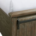 thumbnail image 7 of Society Den Jack Platform Storage Bed in Walnut, Assorted Sizes, 7 of 12