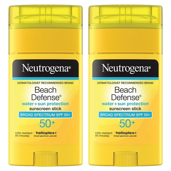Neutrogena Beach Defense Sunscreen Stick, SPF 50+, 2 pk.