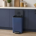 thumbnail image 2 of Simpli-Magic 50 Liter / 13.2 Gallon Step Trash Can with Soft-Close Lid, Hands-Free Foot Pedal, Built-In Odor Filter, Smudge Resistant Finish for Kitchen, Office, Dorm, Multiple Colors, 2 of 4