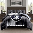thumbnail image 4 of Logo Brands Las Vegas Raiders Comforter Set, 4 of 5