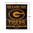 thumbnail image 7 of Logo Brands Grambling Tigers 60"x70" Super Plush Blanket, 7 of 7