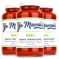 thumbnail image 1 of Yo Mama's Foods Low-Sodium Pasta Sauce, Tomato Basil, 25 oz., 3 pk., 1 of 6