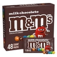 thumbnail image 1 of M&M'S Milk Chocolate Candy, Full Size, 1.69 oz., 48 pk., 1 of 10