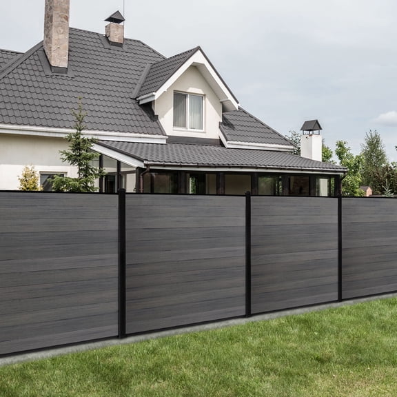 Select Surfaces 6' x 6' Composite Fence Kit with 6' or 8' Aluminum Post Options