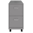 thumbnail image 1 of Hirsh 18" Deep 2-Drawer Mobile Letter Width Vertical File Cabinet, Choose Color, 1 of 10