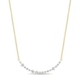 thumbnail image 1 of 0.50 CT. TW Round Diamond Bar Necklace in 14K Gold, 1 of 6
