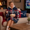 thumbnail image 5 of Pegasus Sports New England Patriots Wearable Sherpa Throw, 5 of 7