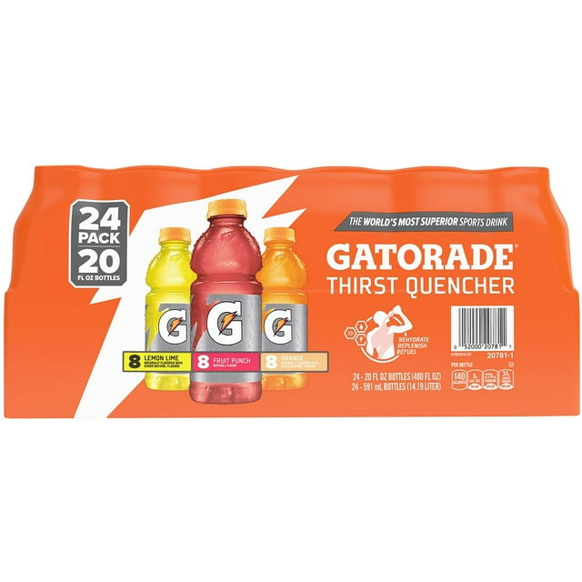 Gatorade Sports Drinks Variety Pack 20 fl. oz., 24 pk.