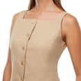 thumbnail image 5 of Express Women's Linen Blend Button-Up Tank Top, 5 of 8