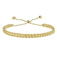 thumbnail image 3 of Kissing Hearts Bolo Bracelet in 14K Gold, 3 of 5