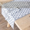 thumbnail image 3 of Over&Back 100% Cotton Hand-Blocked Printed Table Runner, 3 of 9