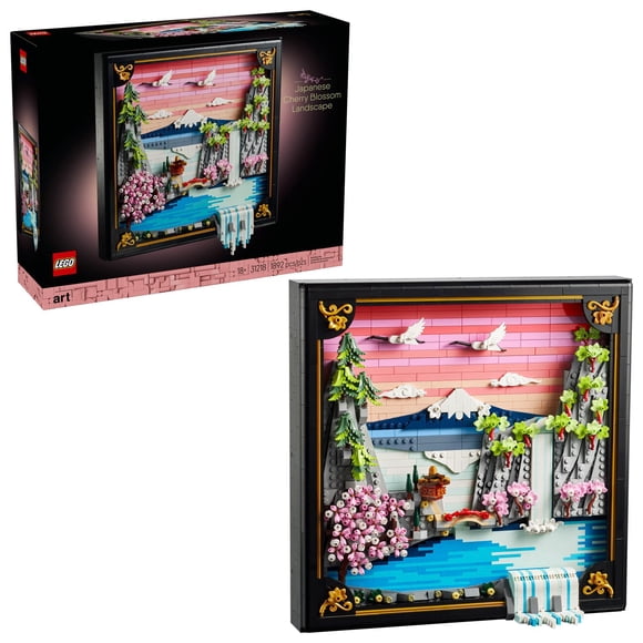 LEGO Art Japanese Cherry Blossom Landscape Building Set, 1892 pc.