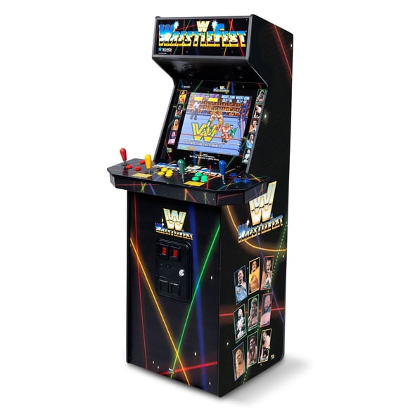4 Player WWE Supreme Series Premium Arcade Cabinet, 5 Games Included