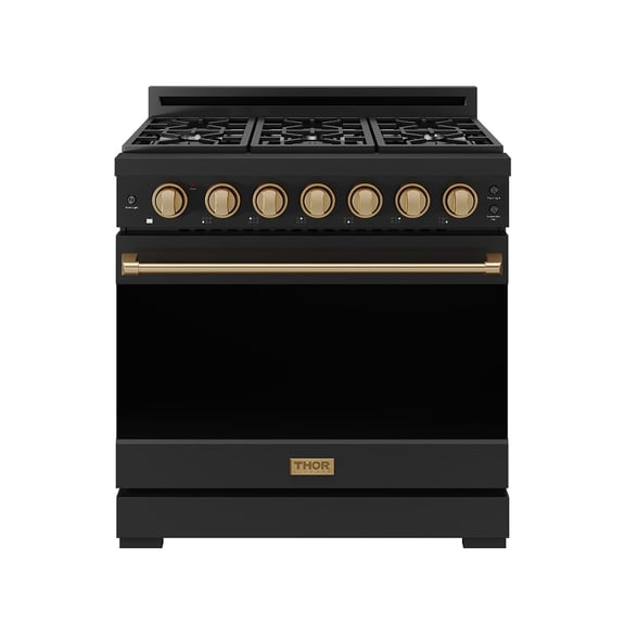 Thor Kitchen Gordon Ramsay Series 36-Inch Professional Gas Range w/ Precision Knobs