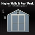 thumbnail image 9 of Handy Home Products Gable 8' x10' Outdoor Wooden Shed, Choose Installation, 9 of 15