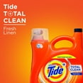 thumbnail image 2 of Tide Total Clean Ultra Concentrated Liquid Laundry Detergent, Fresh Linen (88 loads,150 fl oz.), 2 of 5