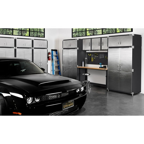 Seville Classics UltraHD 8-Piece Steel Garage Cabinet Storage Set
