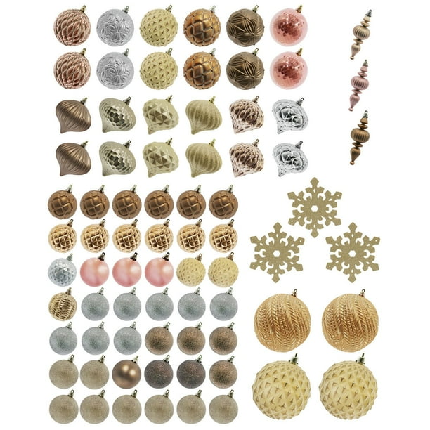 Member's Mark Shatterproof Ornament Collection, 76 pcs. - Samsclub.com