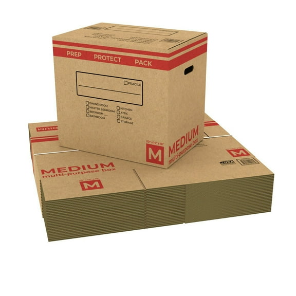 Pratt Medium Multi-Box, Move/Ship/Store, 20"L x 14"D x 18"H
