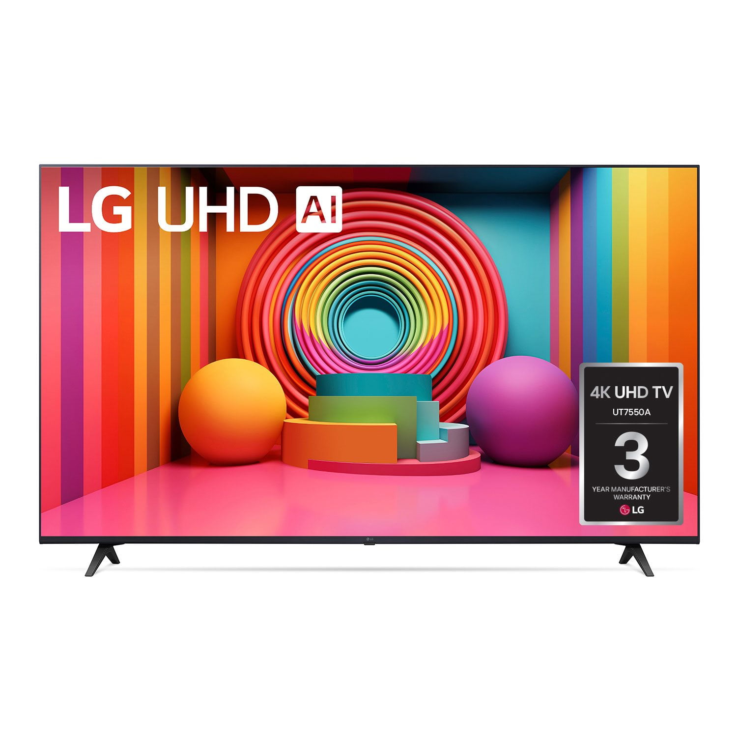 LG 43” Class UT7550 Series 4K UHD Smart TV - Thumbnail 3