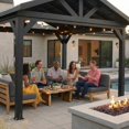 thumbnail image 9 of Range Steel Gazebo with Front Gable Overhang & PowerPort, 9 of 13