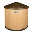 thumbnail image 8 of ASL Solutions Insulated Colossal Round Barn Premium Palace Dog House, Choose Color, 8 of 10