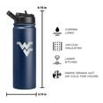 thumbnail image 3 of Logo Brands West Virginia Mountaineers 24oz SS Water Bottle 2pk, 3 of 5