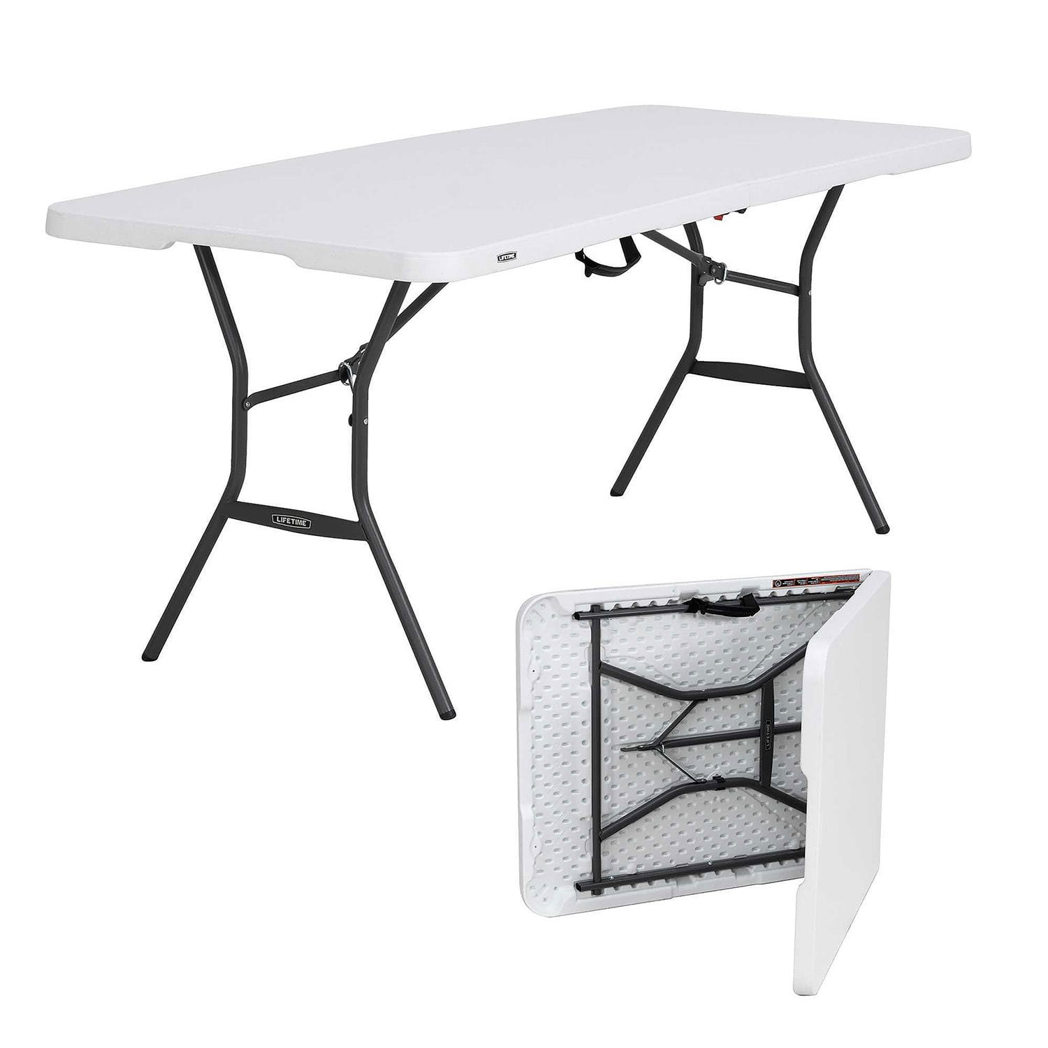 Lifetime 6-Foot Fold-In-Half Table - Samsclub.com
