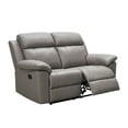 thumbnail image 15 of Manhattan 3-Piece Top-Grain Leather Reclining Set, 15 of 19