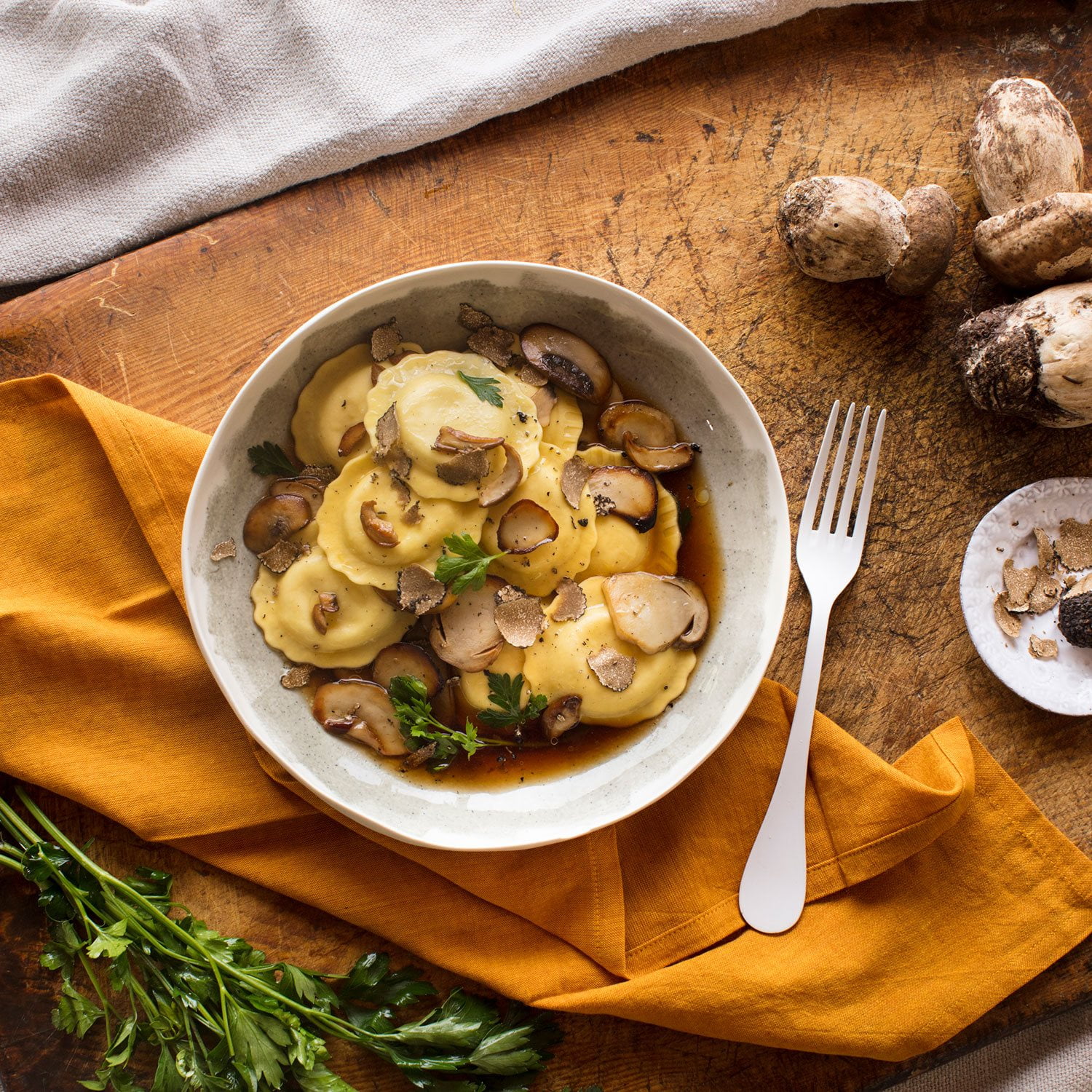 Member's Mark Mushroom, Ricotta, and Fontina Ravioli, 19 pk