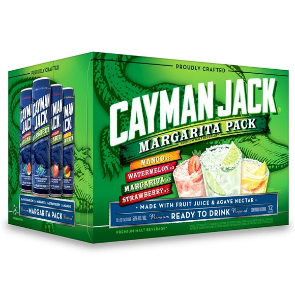 Cayman Jack Margarita Variety Pack, 12 fl. oz. can, 12 pk.