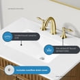 thumbnail image 3 of OVE Decors Juliette Vanity with Quartz Vanity Top and Rectangular Undermount Sink - Assorted Sizes Available, 3 of 12